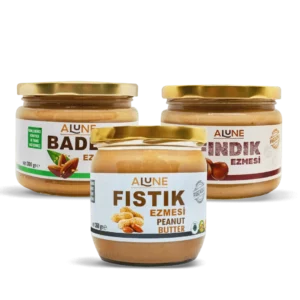 Alune 3'lu gurma paket - Alune Fıstık Ezmesi
